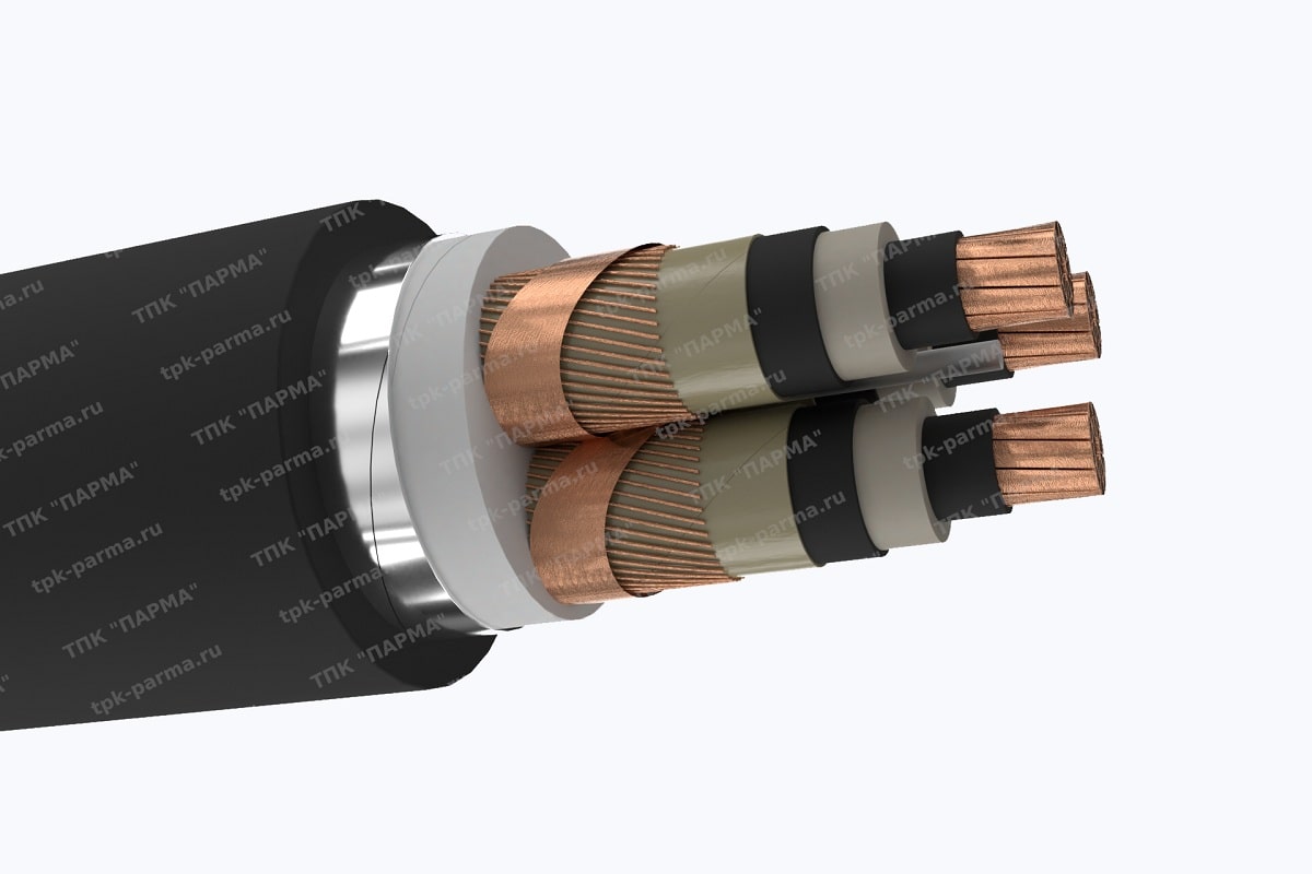 Кабель ПвБВнг(B)-LS 3х120/25 - 20кВ